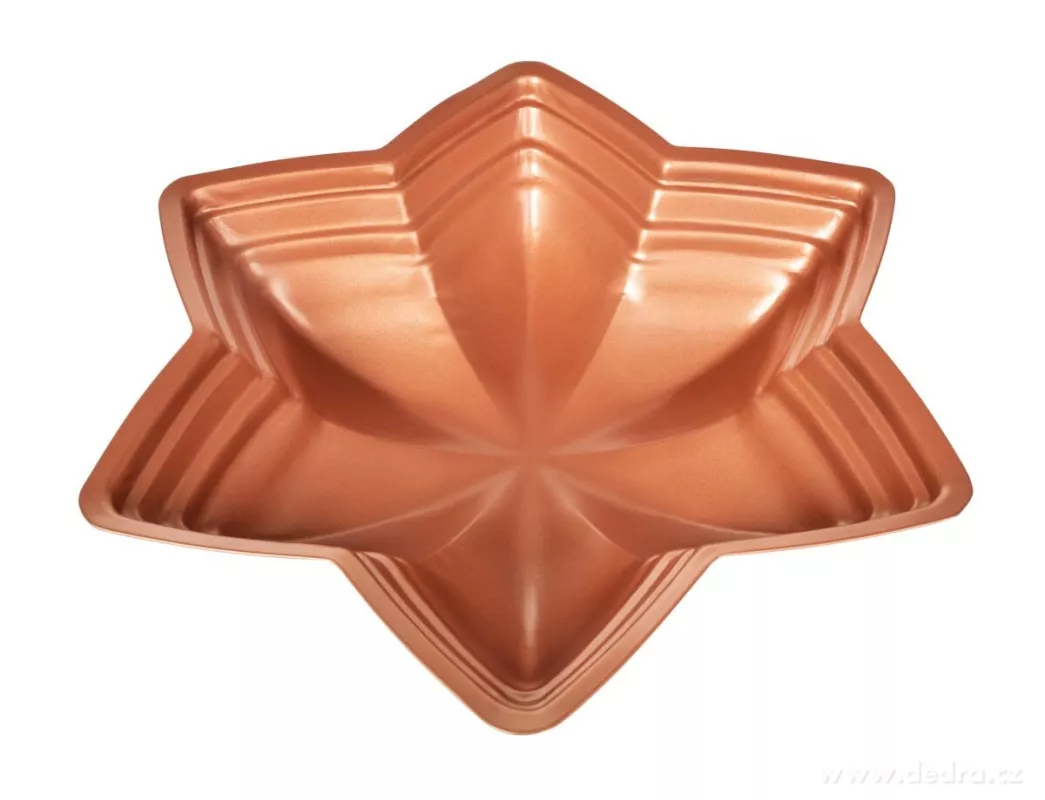 Pečící forma HVĚZDA, průměr 32 cm, BIOPAN® GOLD