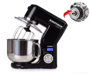 ROBOTHEUM® 1500 W, revoluční hnětací dvojhák, 10 L nádoba, display, celokovové tělo i převodovka