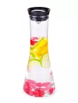 1400 ml karafa z borosilikátového skla s výklopnou zátkou, FC BOROSIL GLASS