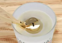 18 cm NŮŽKY pro zastřihávání knotu, z nerez oceli se zlatou úpravou