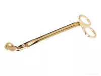 18 cm NŮŽKY pro zastřihávání knotu, z nerez oceli se zlatou úpravou