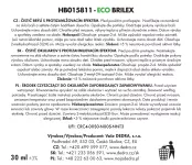 EKO intenzivní čisticí sprej na brýle s protizamlžovacím efektem, ECO BRILEX