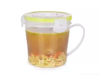 660 ml POLÉVKOVNÍK CVAK&CVAK dóza na potraviny s ohřívacím ventilem ve víku, se silikonovým těsněním