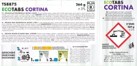 EKO prací tablety na záclony, krajky a bílé spodní prádlo ECOTABS CORTINA