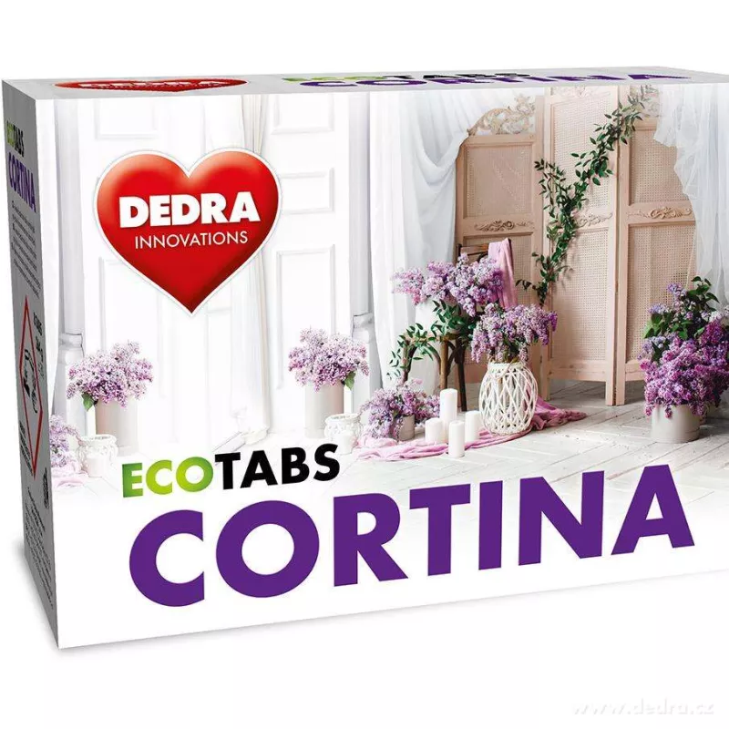 EKO prací tablety na záclony, krajky a bílé spodní prádlo ECOTABS CORTINA