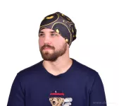 FC šedá hřejivá čepice s podšívkou, REBELITO®