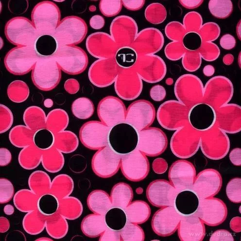 Multifunkční šátek růžové DAISY FLOWERS
