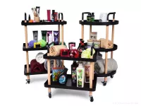 Multifunkční stabilní pojízdný vozík MULTI-TROLLEY 3 patrový