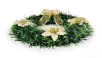 30 cm dekorativní vánoční věnec