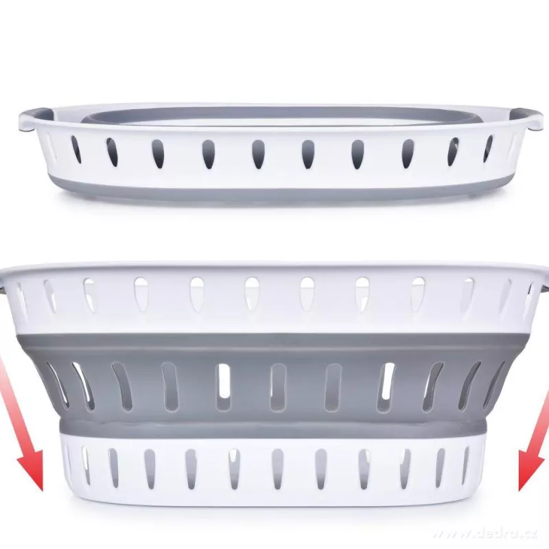 61 cm XXL perforovaný skládací koš na prádlo COMPACTOR