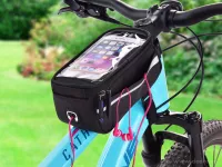 Cyklo kapsa/brašna na rám kola s pouzdrem na telefon
