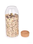 Skleněná dóza s korkovým víkem, BOROSIL GLASS GoEco®