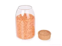 Skleněná dóza s korkovým víkem, BOROSIL GLASS GoEco®