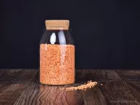 Skleněná dóza s korkovým víkem, BOROSIL GLASS GoEco®