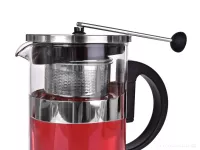 1 L skleněná konvice na čaj s nerezovým sítkem, BOROSIL GLASS