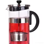 1 L skleněná konvice na čaj s nerezovým sítkem, BOROSIL GLASS