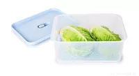 2000 ml dóza na potraviny FRESH-ON BOX s prodyšnou mřížkou a silikonovým těsněním