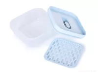 250 ml dóza na potraviny FRESH-ON BOX s prodyšnou mřížkou a silikonovým těsněním