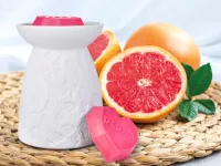 Vonný sójový EKO vosk do aromalampy PARFUMIA®, šťavnatá vůně grepu RED GRAPEFRUIT