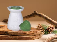 Vonný sójový EKO vosk do aromalampy PARFUMIA® vůně vánočního stromu, FRESH PINE