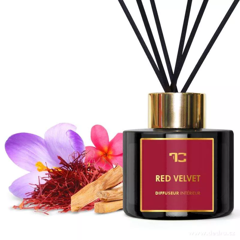 100 ml interiérový tyčinkový bytový parfém, RED VELVET, DIFFUSEUR INTÉRIEUR