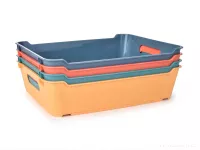 28 cm plastový tác/podnos s úchyty po stranách