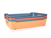 35 cm plastový tác/podnos s úchyty po stranách
