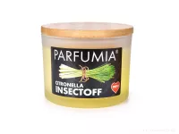 400 ml sójová vonná eko-svíce, 2 knoty, CITRONELLA INSECTOFF, PARFUMIA®
