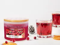 INTENSE 2 KNOTY sójová vonná EKO svíce PARFUMIA® šťavnatá brusinka, WILD CRANBERRY