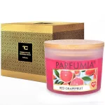 INTENSE 2 KNOTY sójová vonná EKO svíce PARFUMIA®, šťavnatá vůně grepu RED GRAPEFRUIT