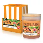 Sójová vonná EKO svíce PARFUMIA®, PAPAYA & PEACH