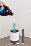 2v1 silikonová WC štětka s dávkovačem gelu