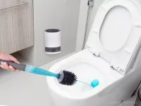 2v1 silikonová WC štětka s dávkovačem gelu