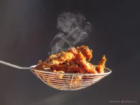 32 cm Fritovací nerezový cedník/naběračka