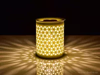 Elektrická keramická aromalampa s odnímatelnou vrchní miskou