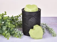 Keramická aromalampa s krajkovým dekorem