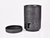 XXL Keramická aromalampa s dekorem stromu