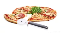 21,5 cm nerezový kráječ/rádlo na pizzu a těsta ABS INOX