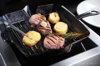 30 cm kuchyňská nerez pinzeta s protiskluzovými drážkami GOURMET