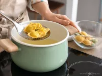 34 cm nerezový CEDNÍK/NABĚRAČKA