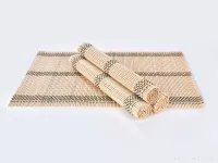 4 ks bambusové prostírání GoEco® 44 x 30 cm