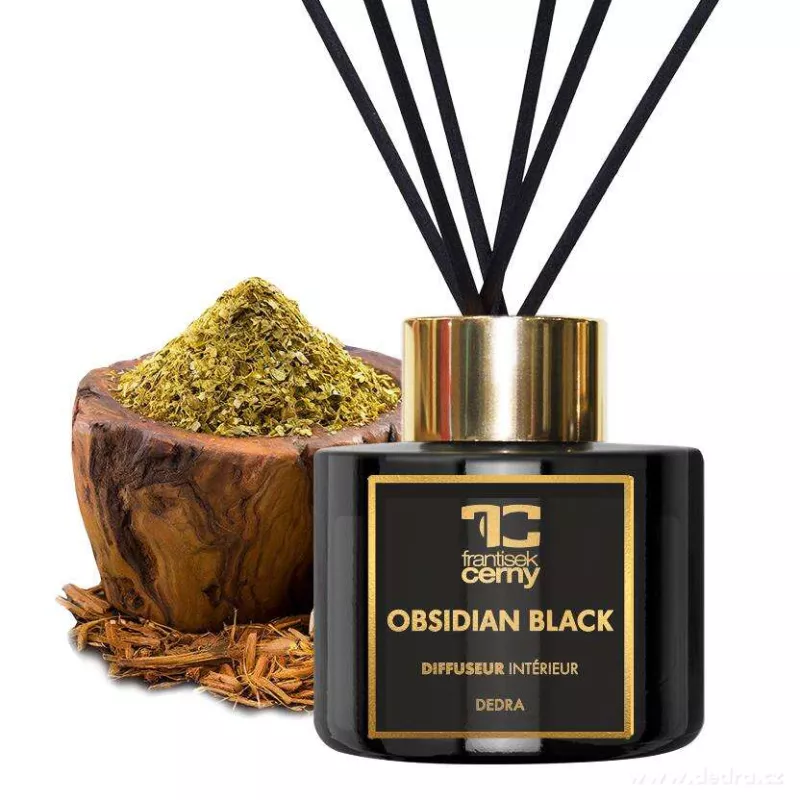 100 ml tyčinkový difuzér, OBSIDIAN BLACK, PARFUMIA®