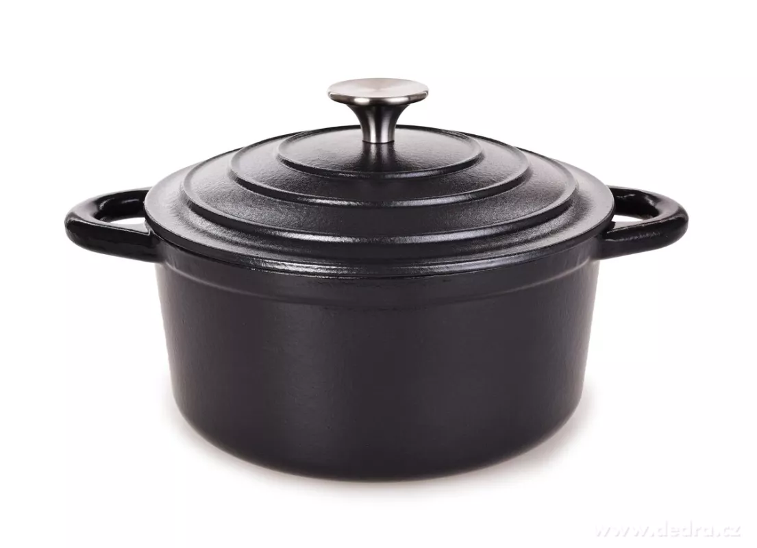 2,5L litinový hrnec se samopodlévací poklicí, IRON MASSIVE