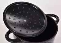 4,5L litinový hrnec se samopodlévací poklicí, IRON MASSIVE