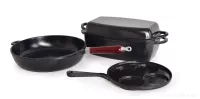 4,5L litinový hrnec se samopodlévací poklicí, IRON MASSIVE