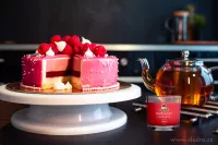 55 ml votivní sójová eko-svíce, HORKÉ MALINY, PARFUMIA®