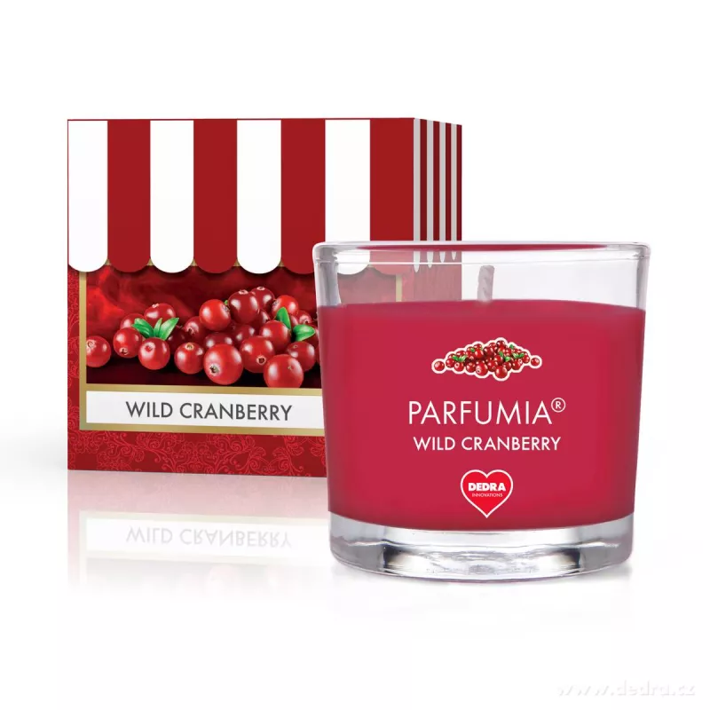 55 ml votivní sójová eko-svíce, WILD CRANBERRY, PARFUMIA®