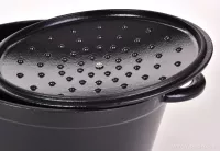6,5L litinový hrnec se samopodlévací poklicí, IRON MASSIVE