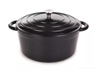 6,5L litinový hrnec se samopodlévací poklicí, IRON MASSIVE