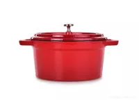 750ML MIDI COCOTTE litinový kulatý hrnec s poklicí, IRON MASSIVE